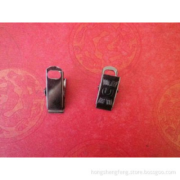 Manufacturer Supply Black Color Metal Badge Clip